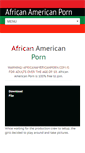 Mobile Screenshot of africanamericanporn.com