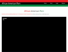 Tablet Screenshot of africanamericanporn.com